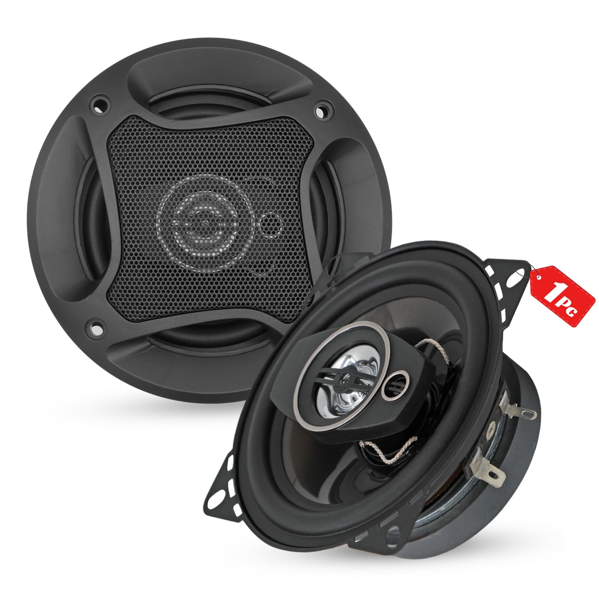 カーオーディオ car speaker Amazon.com: 5 CORE 4 Inch 2 Way Coaxial Car Door Speakers 250W